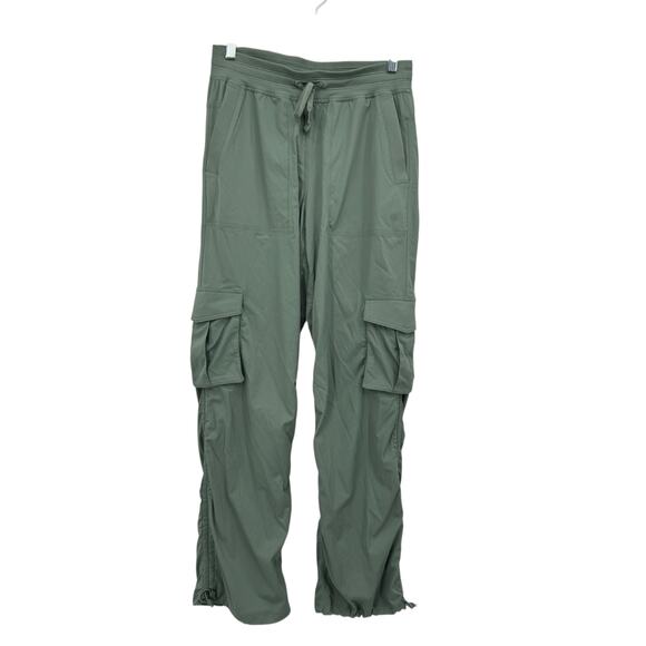 Lululemon Dance Studio Cargo Pant SZ S Women's Grey Eucalyptus Relaxed Fit Full - Picture 1 of 11